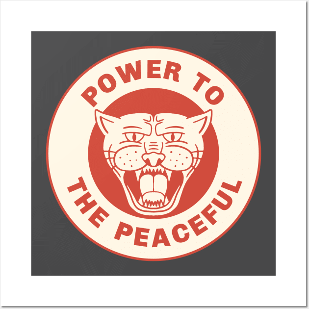 Power To The Peaceful Wall Art by Football from the Left